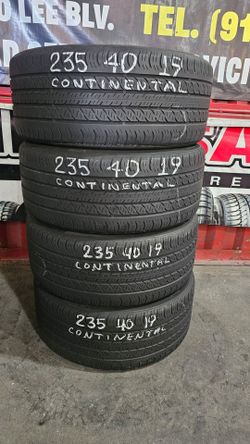 235 40 19 SET 4 CONTINENTAL INSTALADAS POR 350