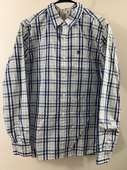 Timberland Men's Plaid Button-Down Shirt - Size Medium (Regular Fit)
