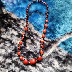 Beautiful necklace stamped 925 (silver beads)