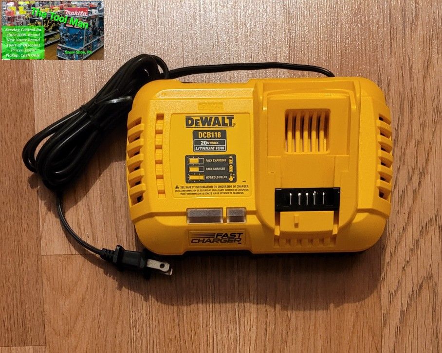New Dewalt Fan Cooled Fast Charger $50 Firm Pickup Only