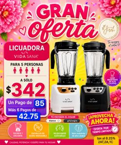 Licuadoras de Princess house solo x el mes de mayo
