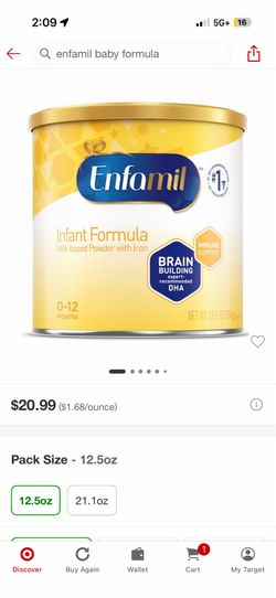 Enfamil baby formula