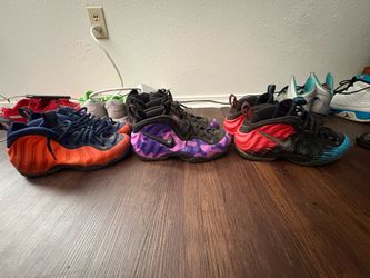 3 pair Nike foamposites