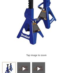  Durlast 2 ton jack stands.  Set of 4, min 10 13/16inch - 16 3/4inch max height adjustment 