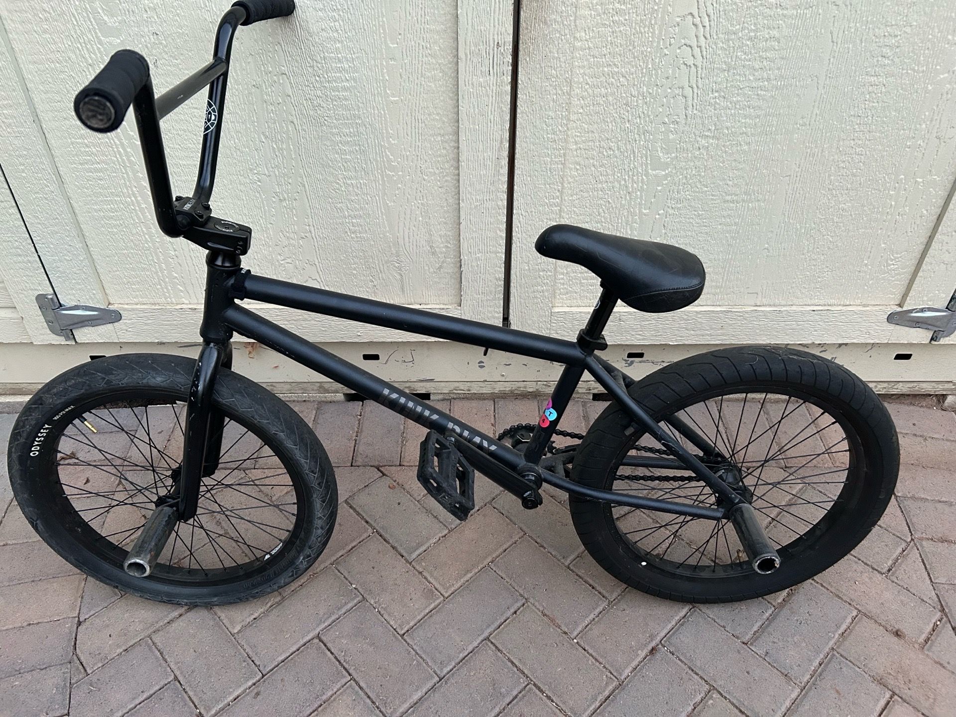 Matte Black kink bmx bike 20in
