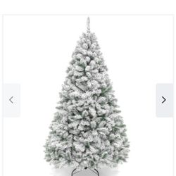 9ft Snow Flocked Tree