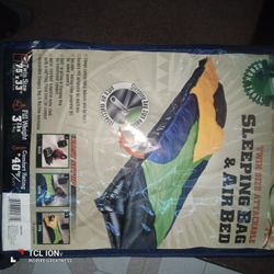 Sleeping Bag/Air Bed Set 