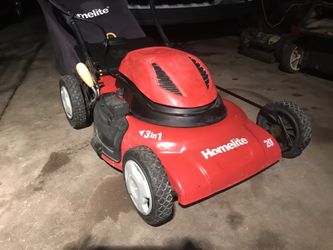 Homelite electric lawn mower