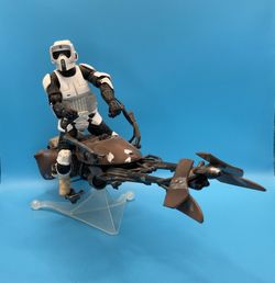 2014 STAR WARS ‘Return Of The Jedi’ Black Series 6” Speeder Bike W / Biker Scout Action Figure 