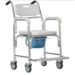 Wheel Over Toilet Chair