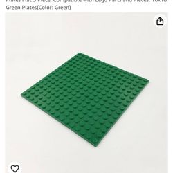 Lego Base Plates (green 16 X 16)