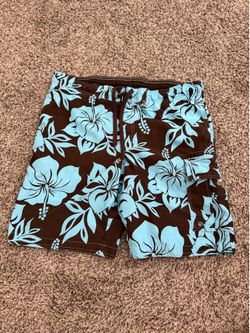 Sonoma Life + Style mens floral swim trunks S