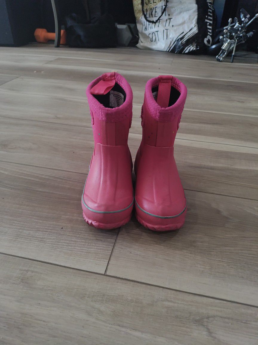 Girls Rain Boots 9C
