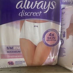 Always Discreet 16 Underwear culottes