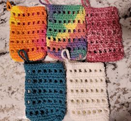 Hand Crocheted Soap Savers Made With Cotton Yarn. $3 Each 