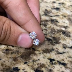 VVS Moissanite Earrings 0.5 CT
