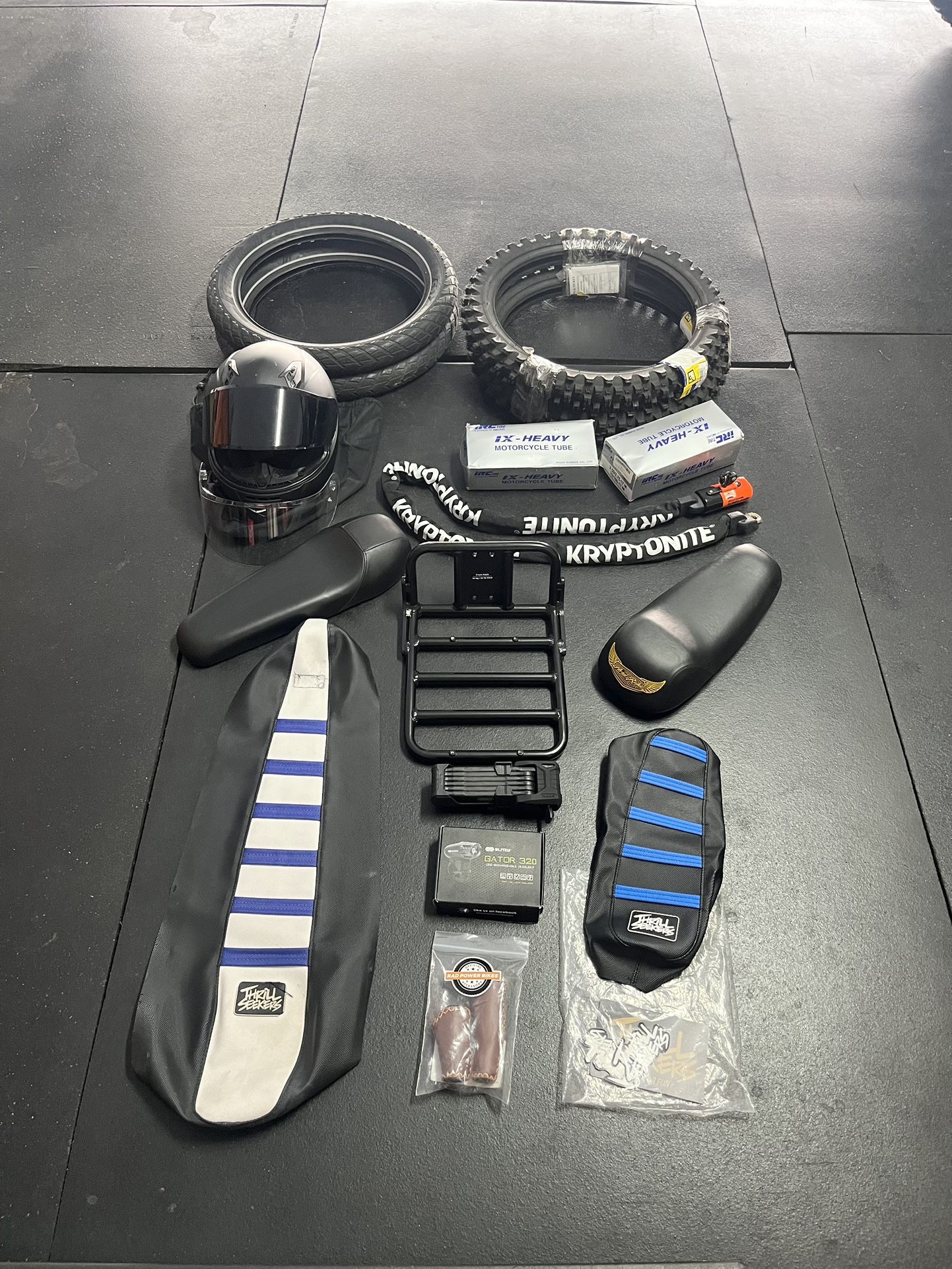 Rad Power, Super73, Ariel Rider Ebike & Surron Segway Electric Dirt Bike Accessories (see description for prices)