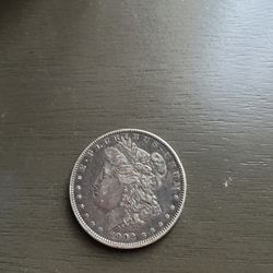 Morgan 1902 Silver Dollar Coin 