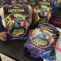 Lorcana Attack Of The Vine Sleeved Booster