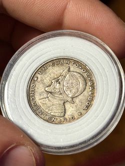Beautiful 🤩!! 1953 Panama Silver Quarter Balboa – 50th Anniversary Commemorative Coin 🇵🇦