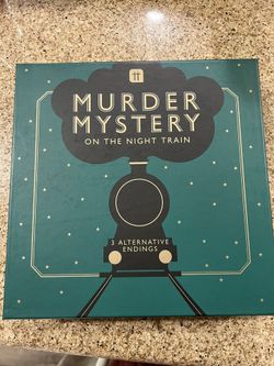 Talking Tables Host Your Own Murder Mystery on The Night Train Game