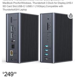 16-1 TB3 Docking Station for ALL Operating Systems