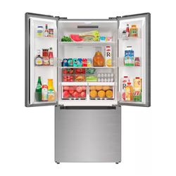 Koolmore 30 in. 18.5 cu. ft. Stainless Steel French Door Refrigerator