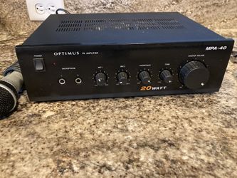 RadioShack MPA-40 - 20 Watt PA System Amplifier