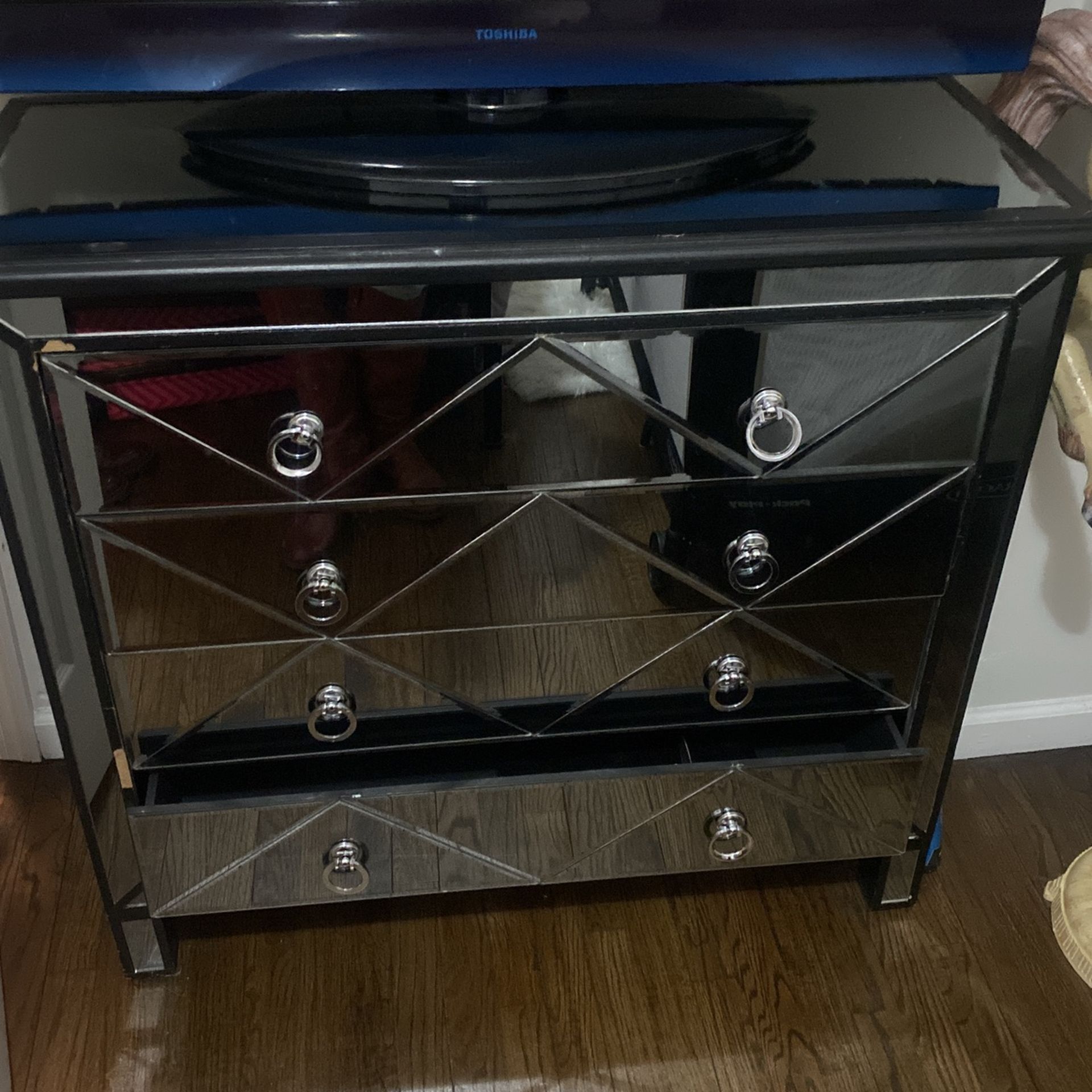 Mirrored Bedroom Furniture 3 Pieces
