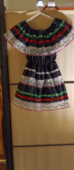 Toddler Mexican Dress.    (Size 1)