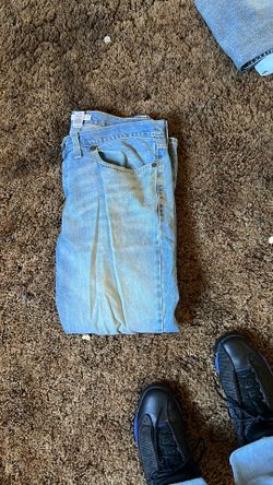 Black Slacks & Stone Washed Jeans (Haggar & Route 66) Both Size 36x30