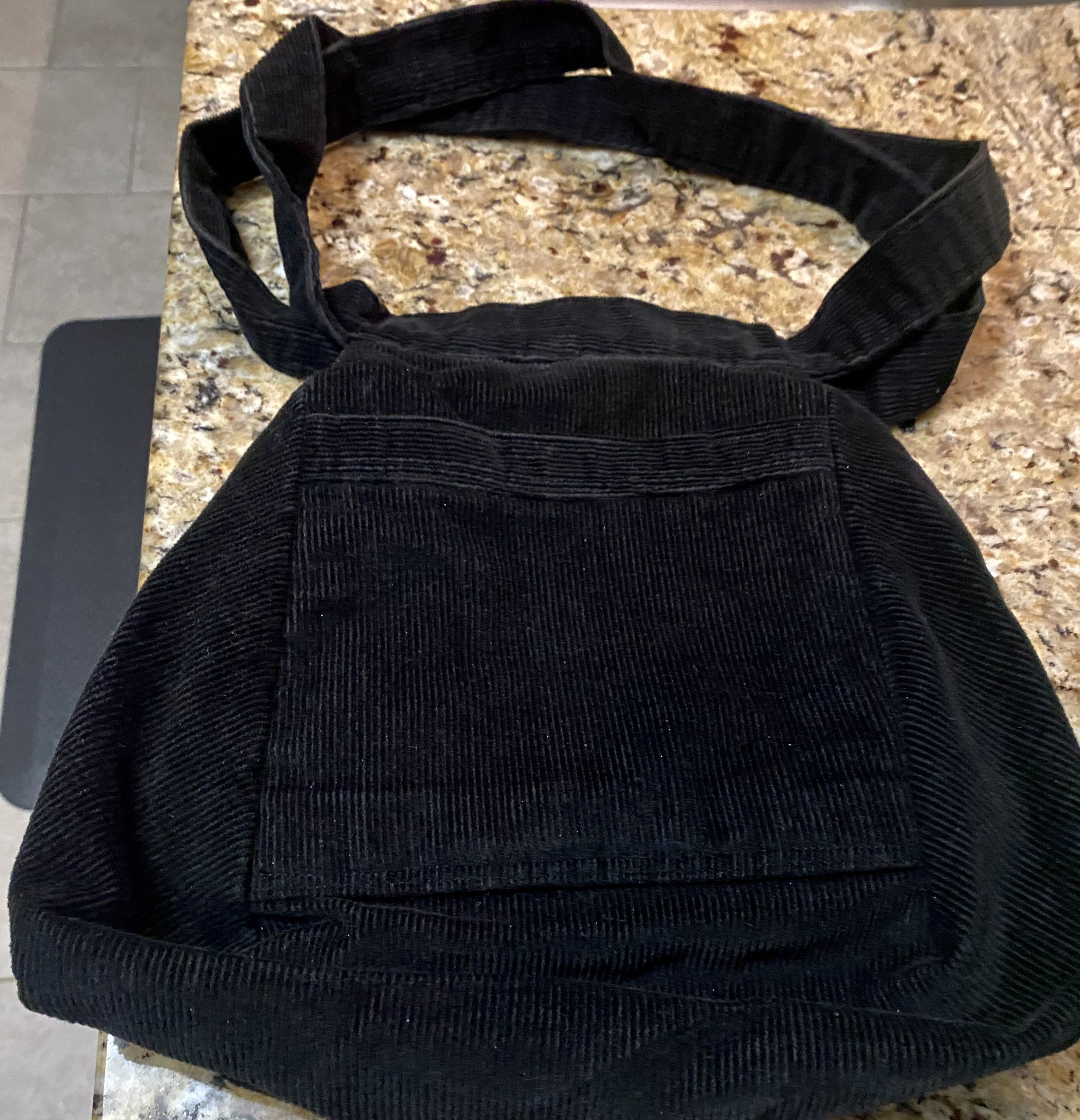Black Corduroy Bag