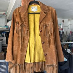 Pioneer Wear Leather Fringe Jacket