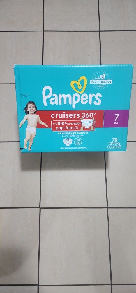 PAMPERS SIZE 7 70 COUNT