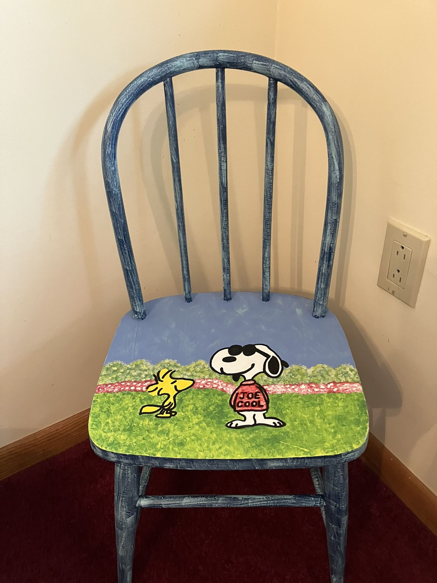 Decorative Child’s Wooden Chair - hand painted