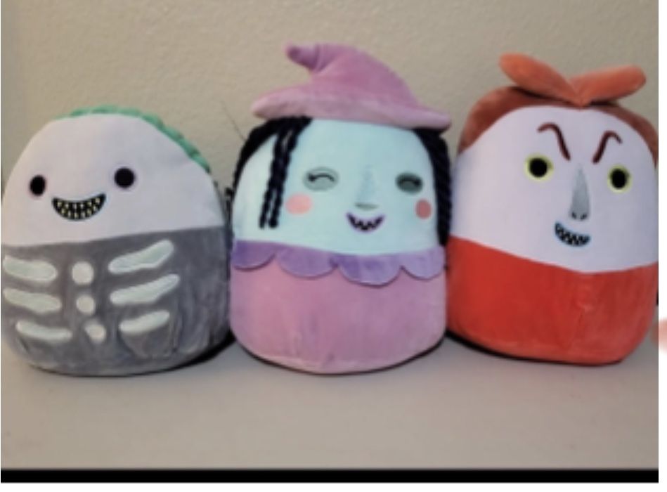 Lock Shock And Barrel NBC Squishmallows