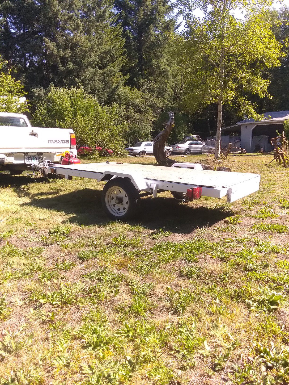 4x8 flat bed trailer