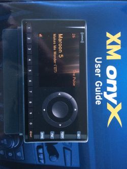 XM ony X SIRIUS Satellite radio