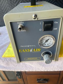 AIR COMPRESSOR, 9/16 IN-18 MALE THREADED, 5 A, 50 PSI, 120 VAC, 60 HZ, 50 TO 104 DEG F, 7.25 IN X 10.25 IN X 16 IN, 19.5 LB, IPX0 by Precision Medical