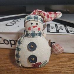 Snowman Shelf Sitter Plush Toy Qty 2