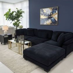 Sectional Sofa Black ⚫️ 😍 