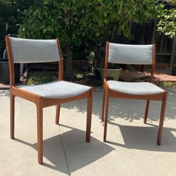 Vintage Teak Dining Chairs 