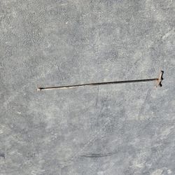 4' Foot Curb Box B-Box Key Tool With Curved Handle 