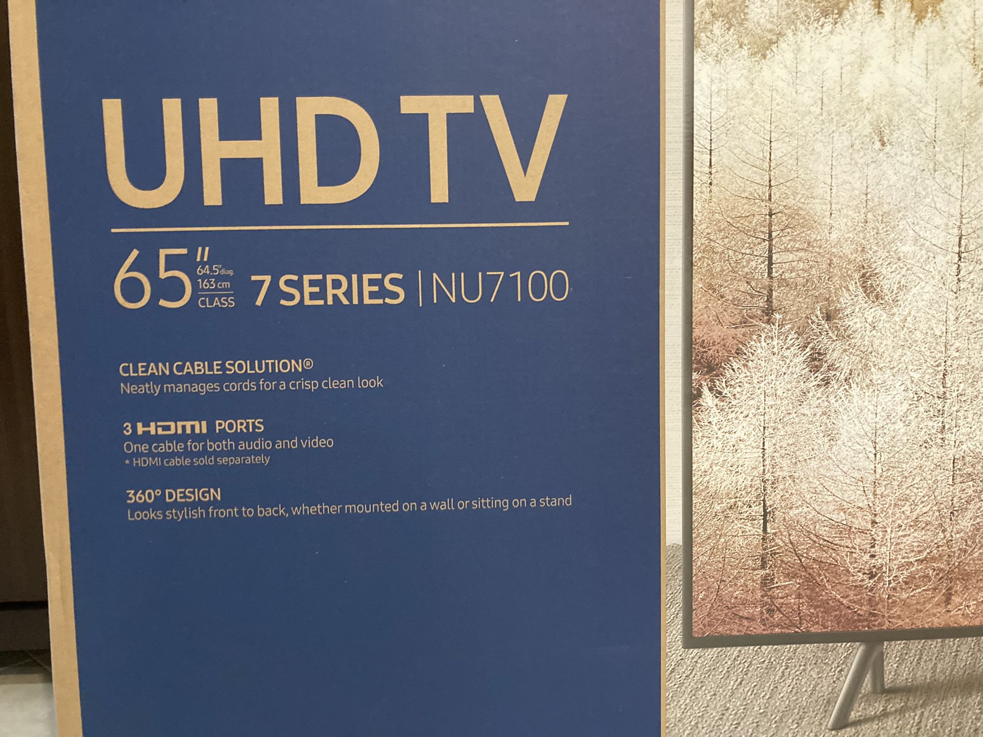 Samsung 65” UHDTV 7 Series NU7100