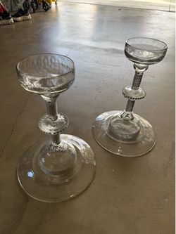 Glass table center pieces (read description)