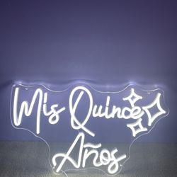Mis Quince Años LED Sign
