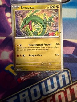Pokemon Rayquaza Xp Promo Sealed from Worlds 2026