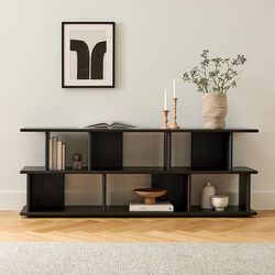 Article Lafora 72" Bookcase, Short - Black