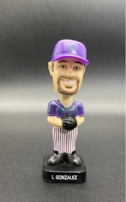 MLB 2002 Luis Gonzalez 20 Arizona Diamondbacks Fotoball Bobblehead 3"
