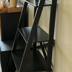 Black Shelving Unit